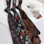 Handmade Retro Jacquard Tie - Modomu