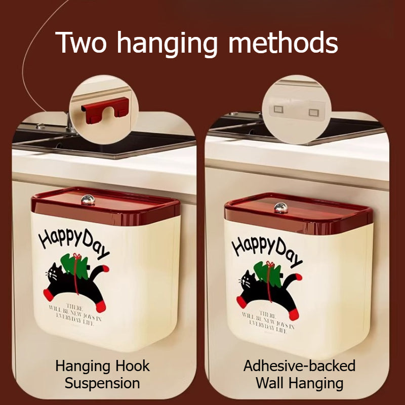 Wall Mounted Kitchen Trash Can