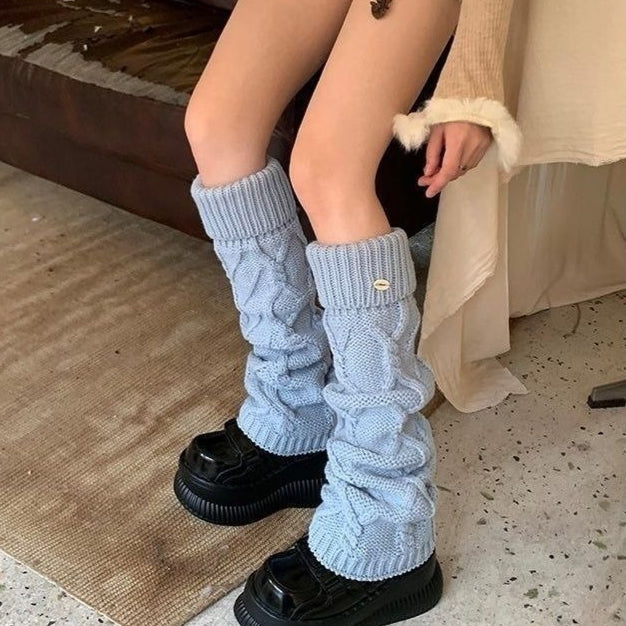 Heavy Knit Stacked Socks - Modomu