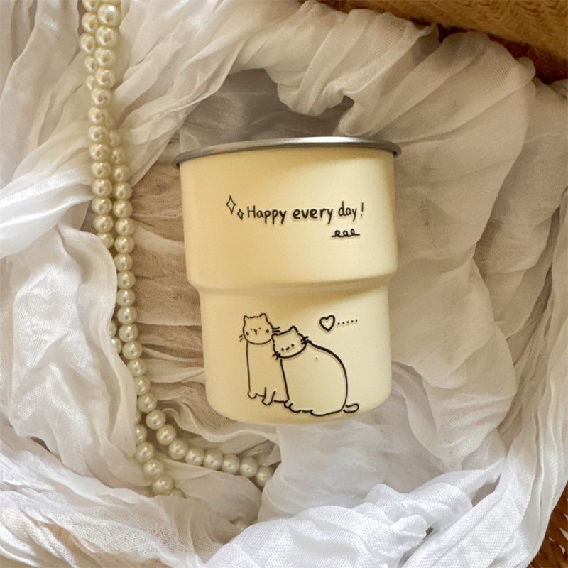 Stainless Steel Cat Coffee Cups - Modomu