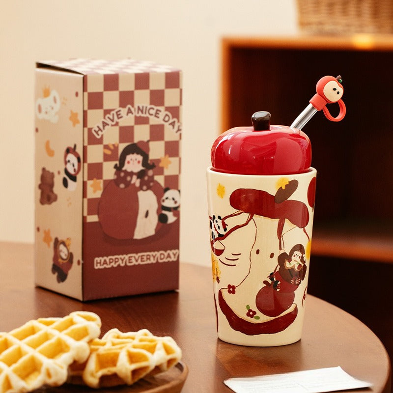 Vintage Apple Christmas Mug - Modomu