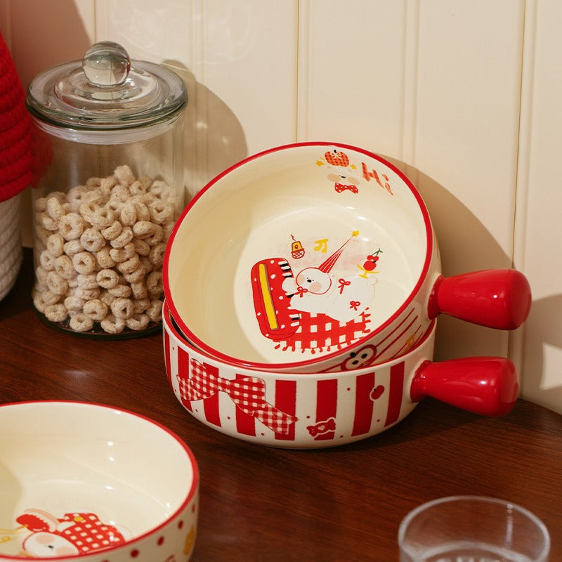 Handle Bowl For Everyday Noodles