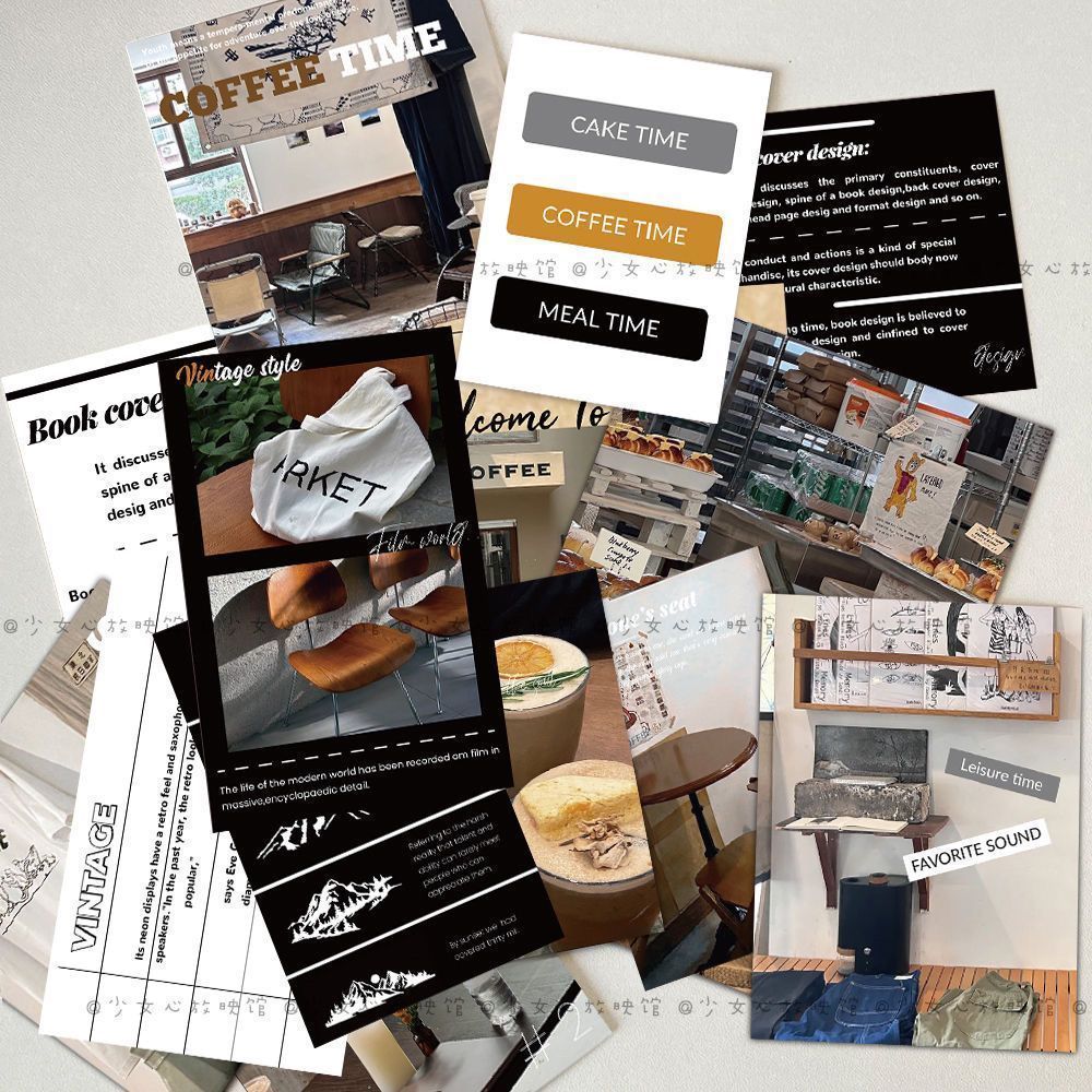 Korean Aesthetic Wall Art Cards