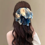 Floral Petal Ponytail Clip