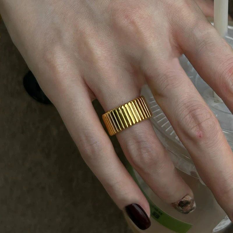 Tiger Eye Statement Ring Set - Modomu