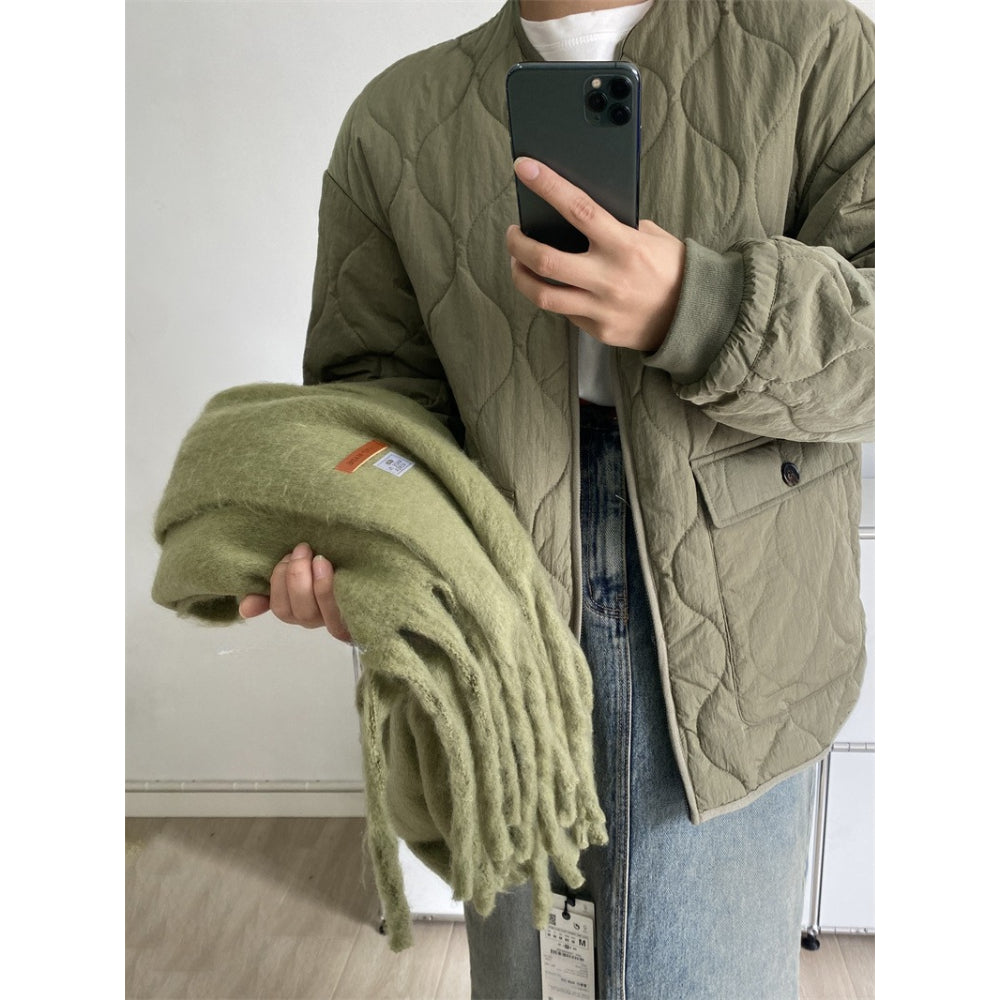 Plush Macaron Scarf Cozy Design - Modomu