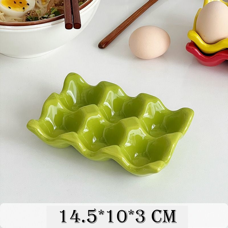 Wavy Rim Egg Tray