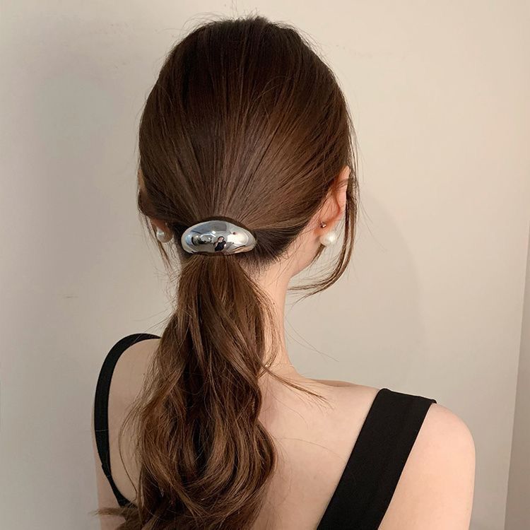 Polished Dome Ponytail Tie