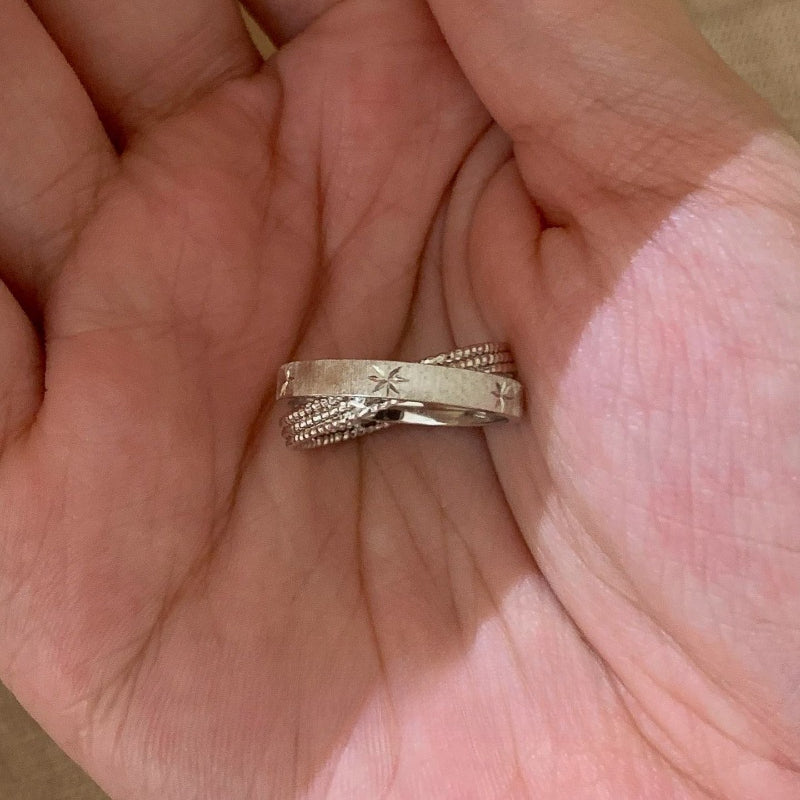 Double Band Statement Ring - Modomu