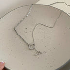 OT buckle necklace with modern clasp