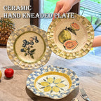 Hand-Pinched Ceramic Plate