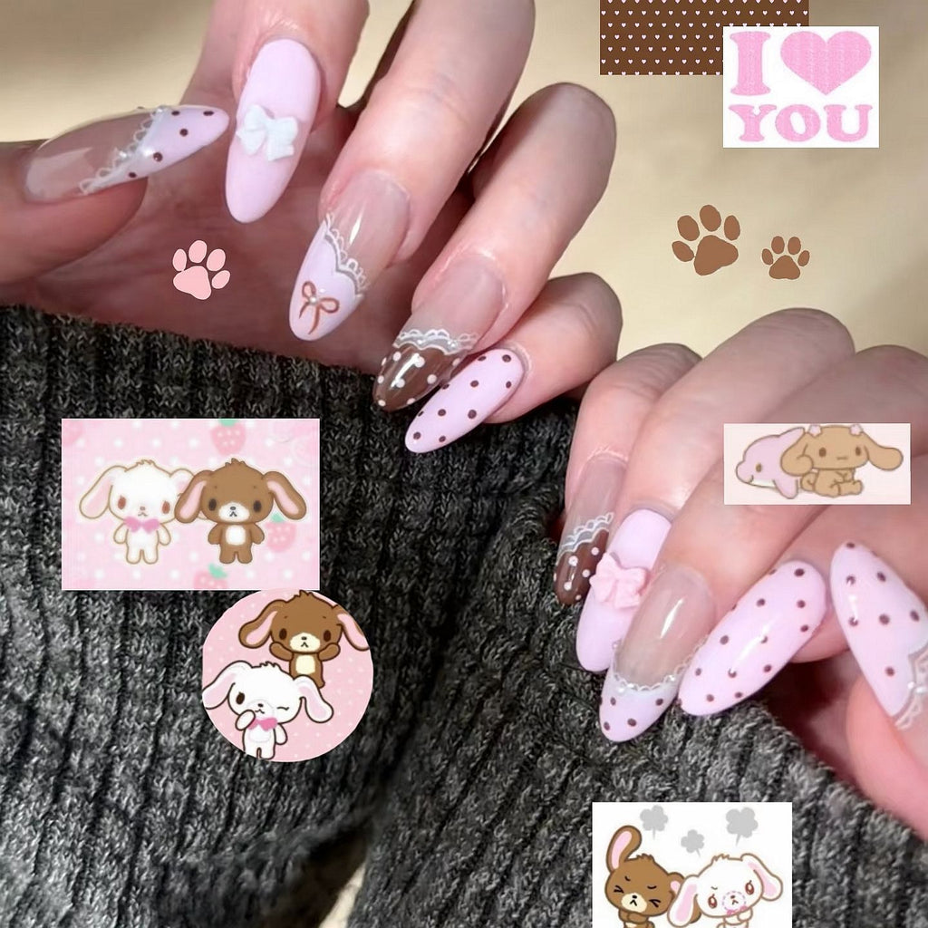 Cute Dessert Rabbit Nail Armor - Modomu