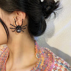 Climbing Spider Stud Earrings