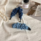 Denim Banana Hair Clip