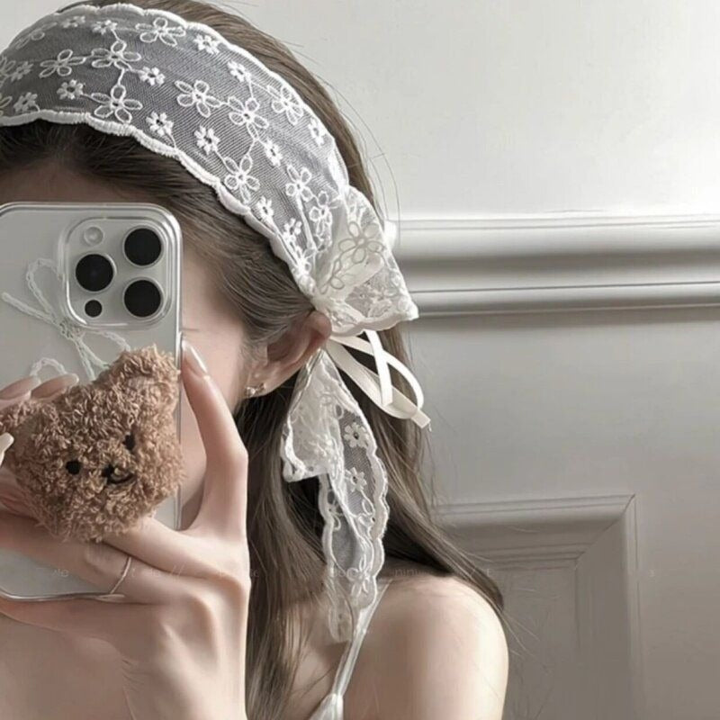 Lace Bandana Hair Band
