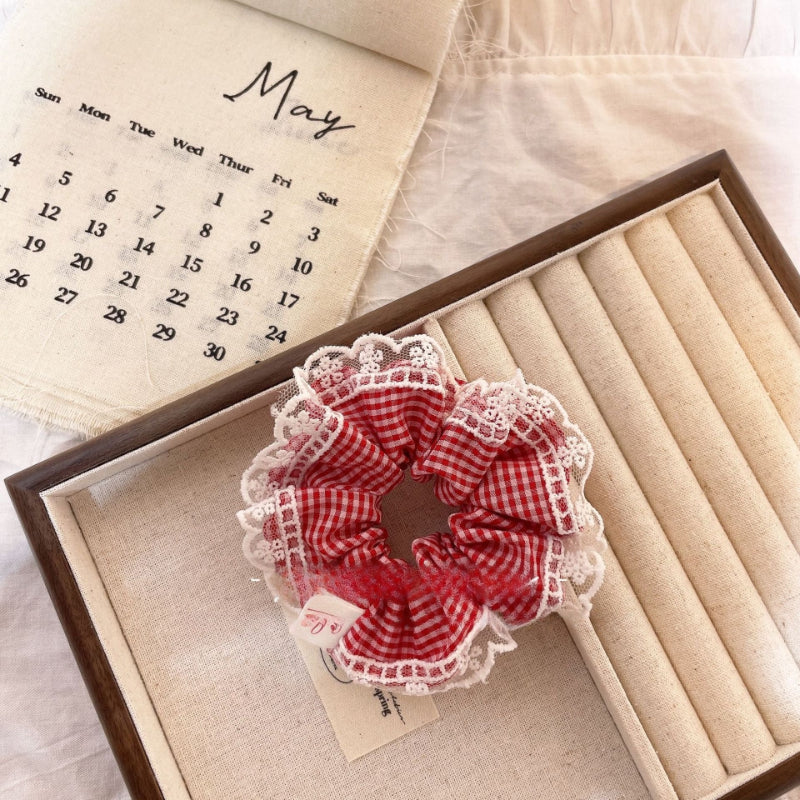 Double Sided Denim Hair Scrunchie - Modomu