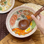 Hand-Painted Japanese Ramen Bowl