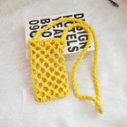 Crochet Openwork Phone Pouch
