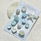 Iridescent Ocean Star Charms
