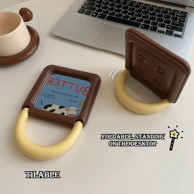 Creative Cookie Folding Makeup Mirror