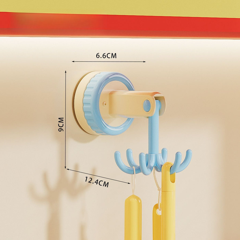Rotating Six-Claw Utensil Hook
