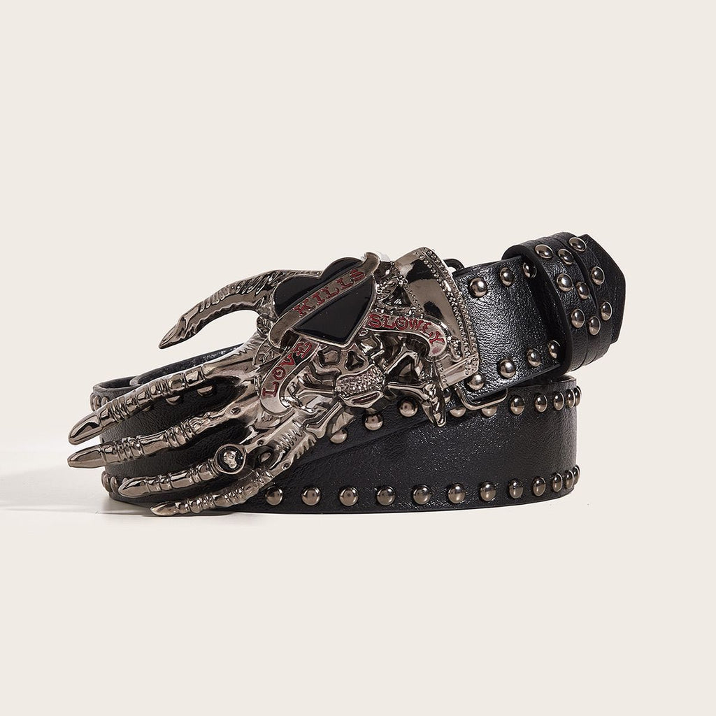 Skull Rivet Punk Belt - Modomu