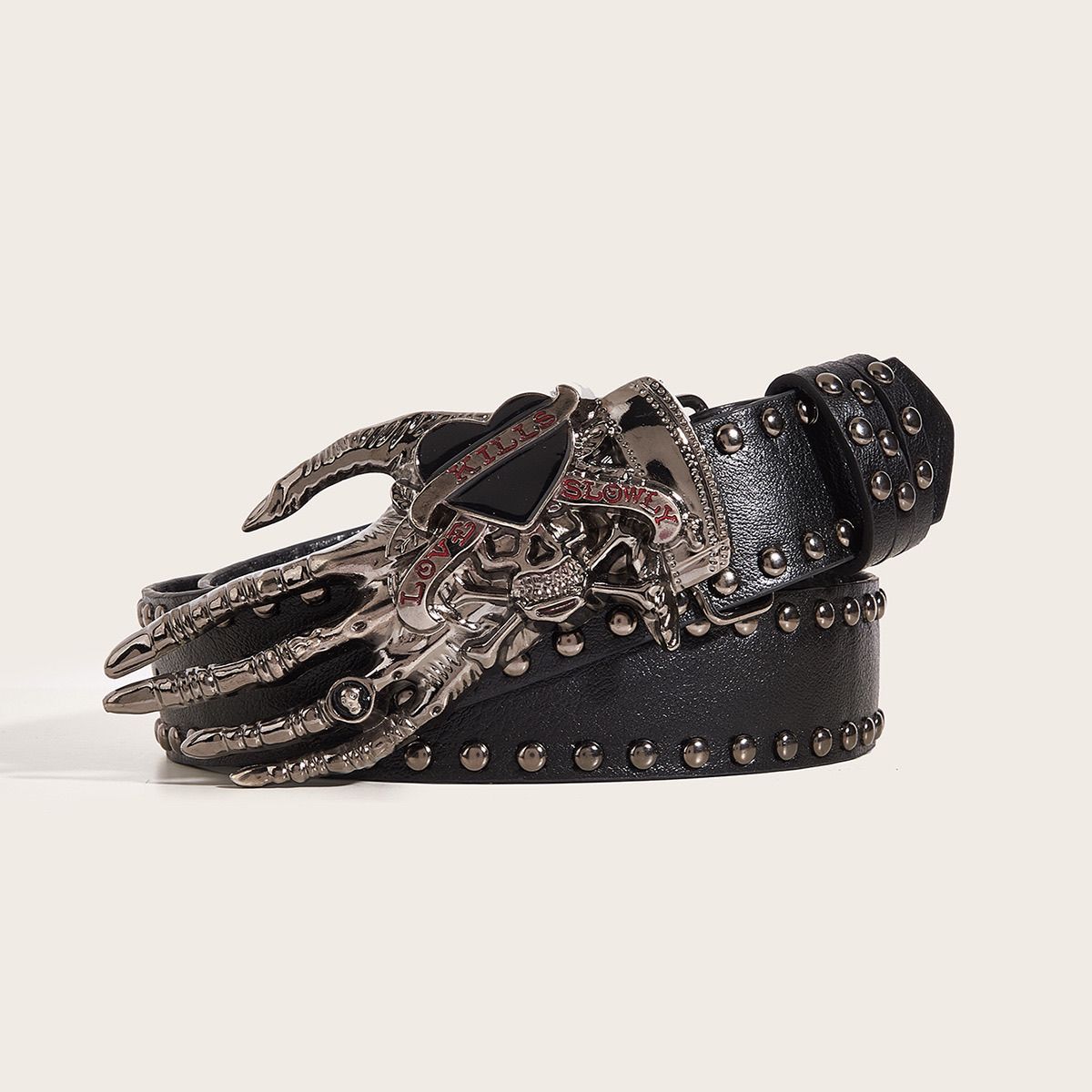 Skull Rivet Punk Belt - Modomu