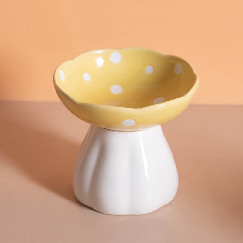 Elevated Ceramic Pet Feeding Bowl