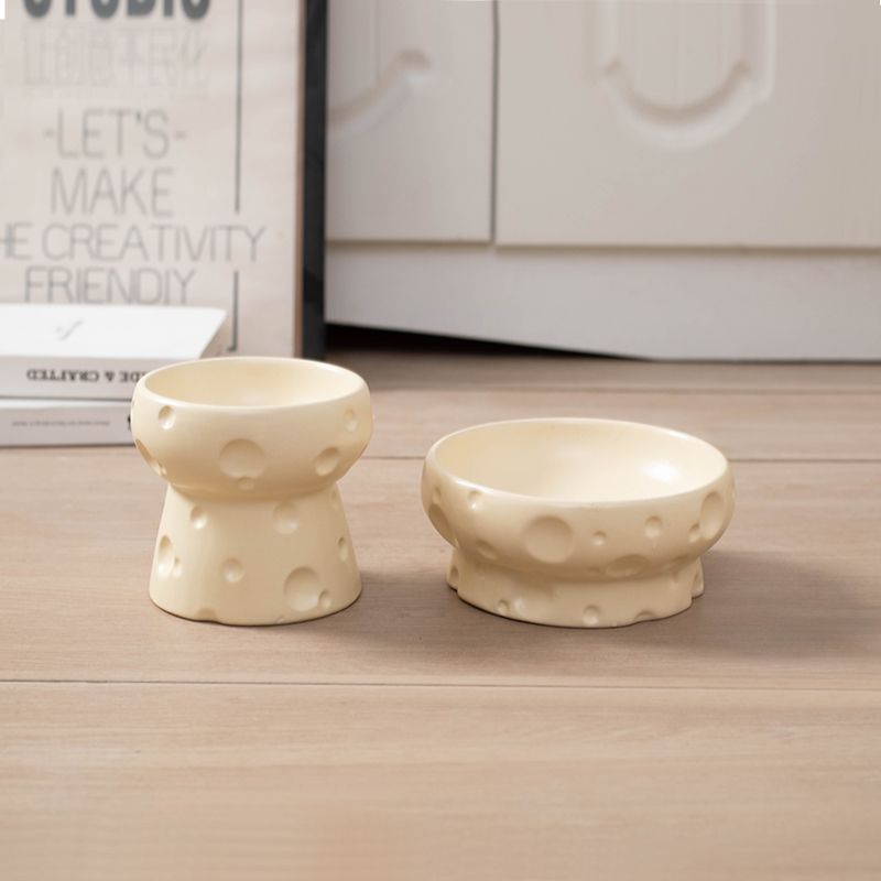 Ceramic Pet Elevated Feeding Bowl
