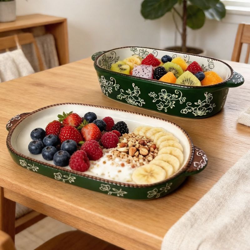 Lidded Oval Baking Dish