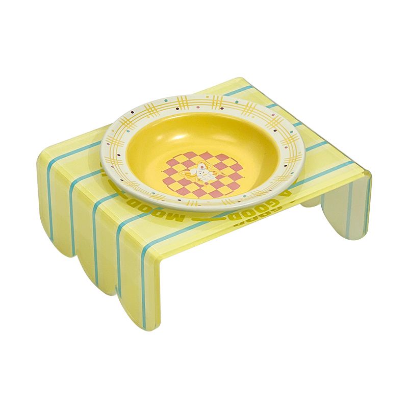 Piano Rabbit Elevated Pet Bowl