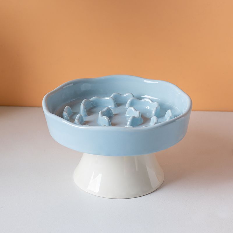Ceramic Pet Slow Feeder Bowl