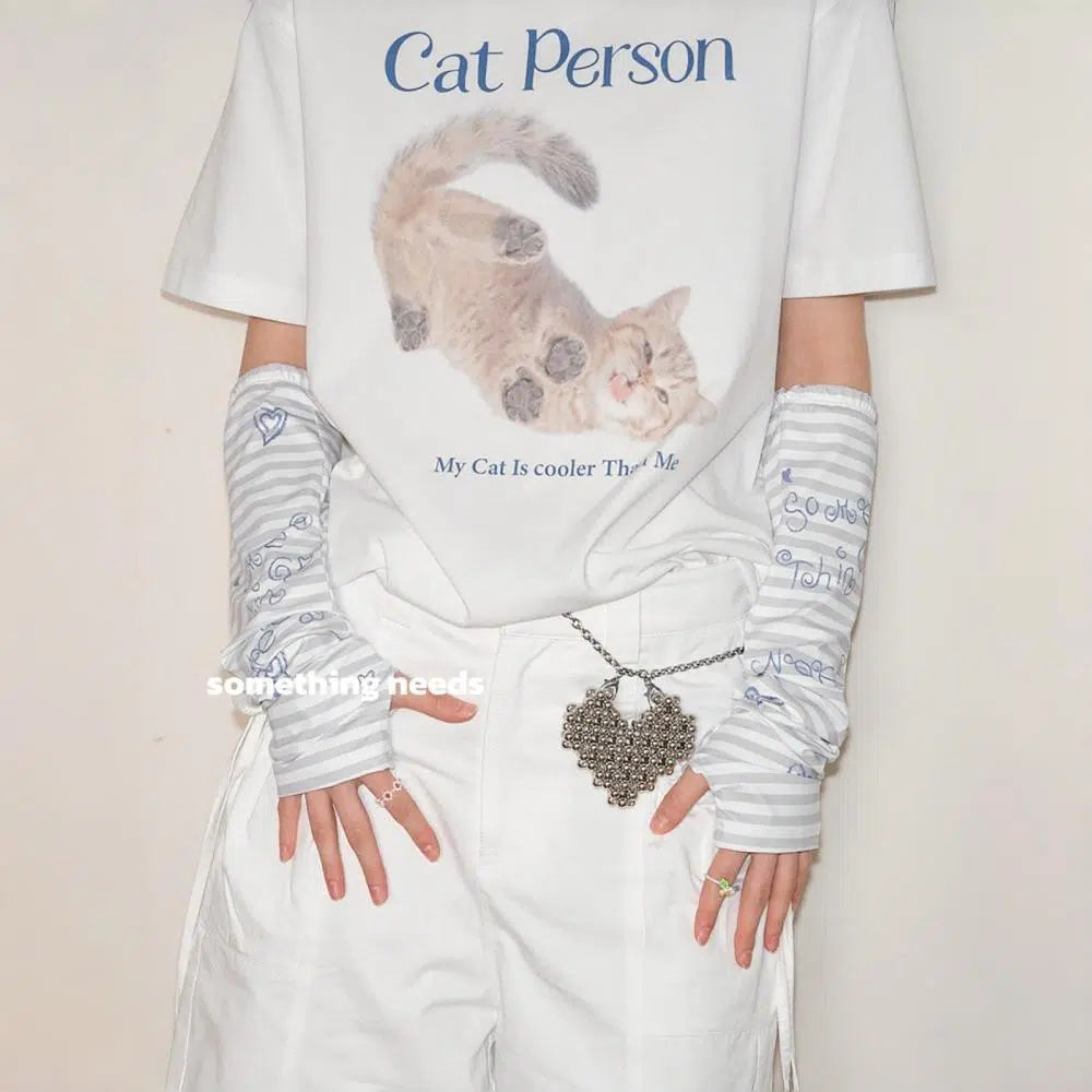 Harajuku Striped Cooling Arm Sleeves - Modomu