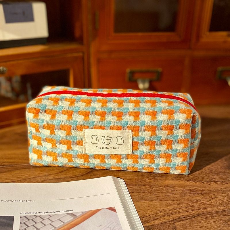 Rainbow Woven Pencil Case Organizer - Modomu