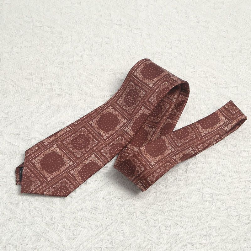 Retro Silk Look Mens Tie - Modomu