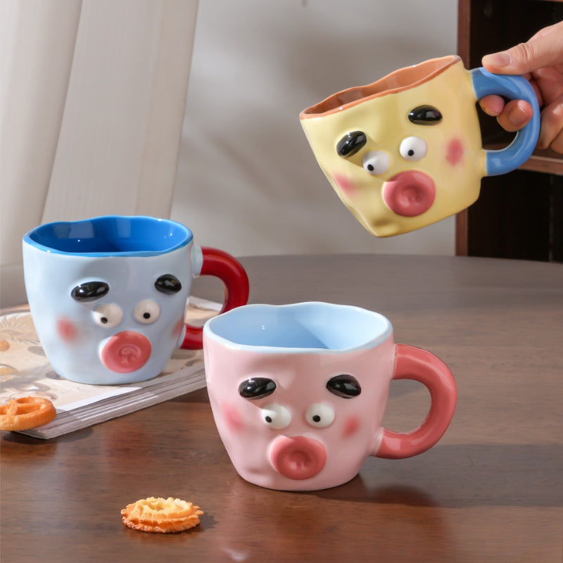 Ceramic Mug With Contrast Design