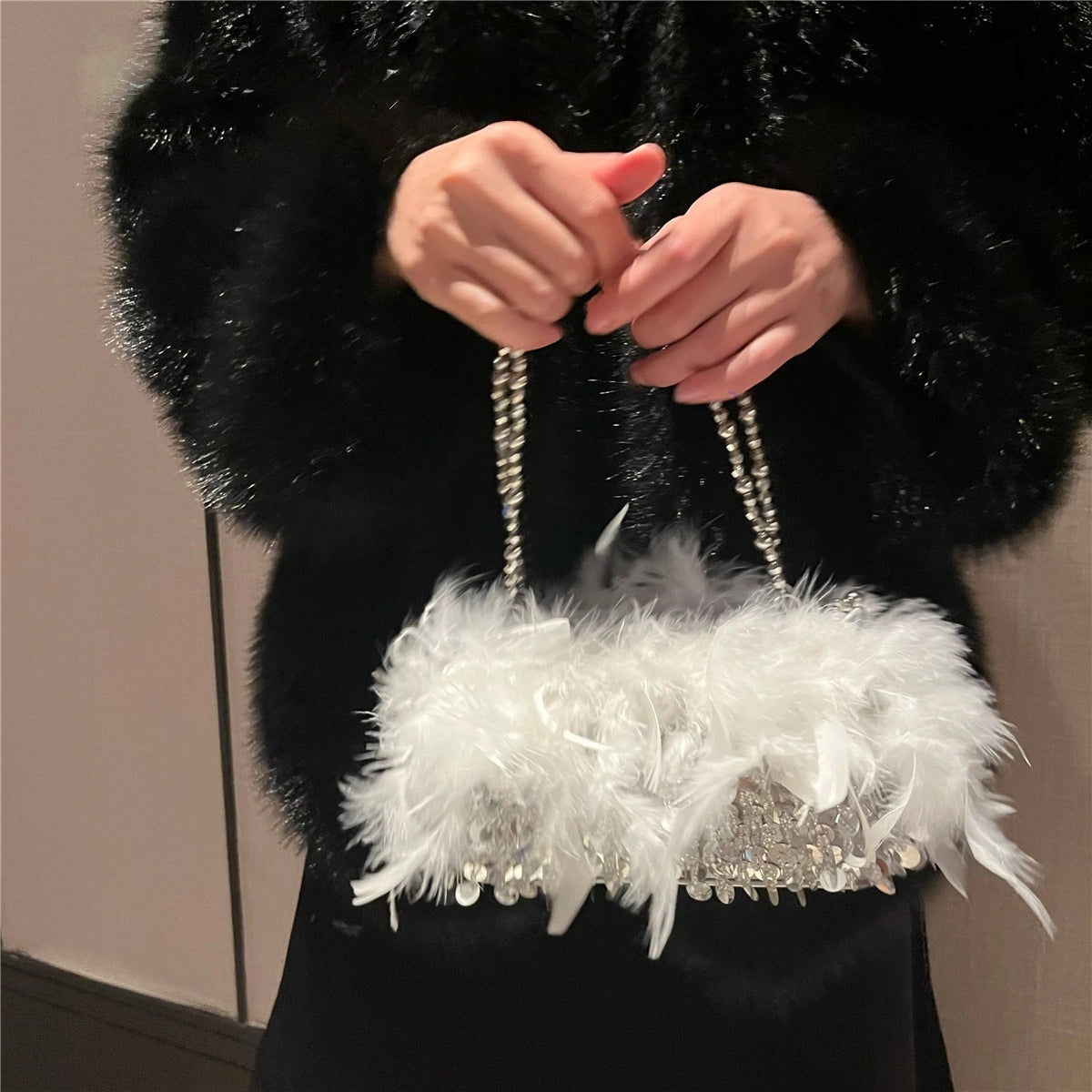 Sequined Fairy Cheongsam Evening Bag - Modomu