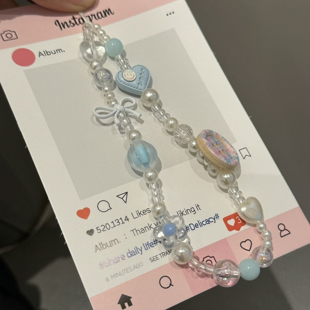 Beaded Phone Lanyard Strap