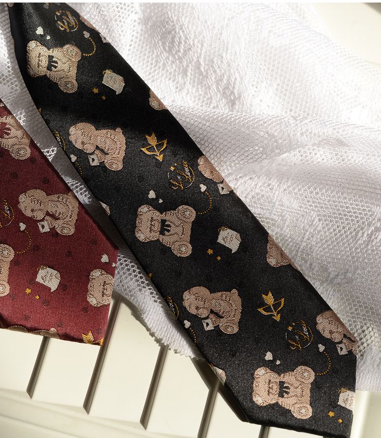 Bear Motif Fashion Necktie - Modomu