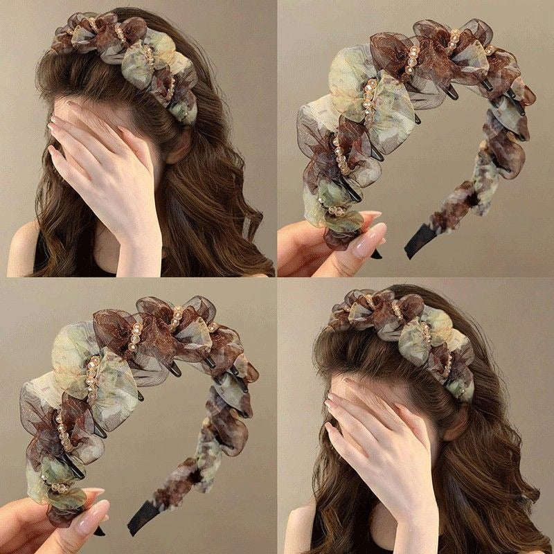 Tulle Ruffle Headband