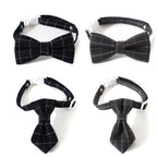 British Style Pet Bow Collar