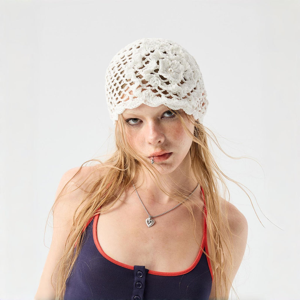 Crochet Bag Style Head Hat