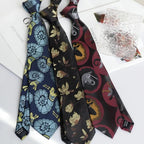 Handmade Retro Jacquard Tie - Modomu