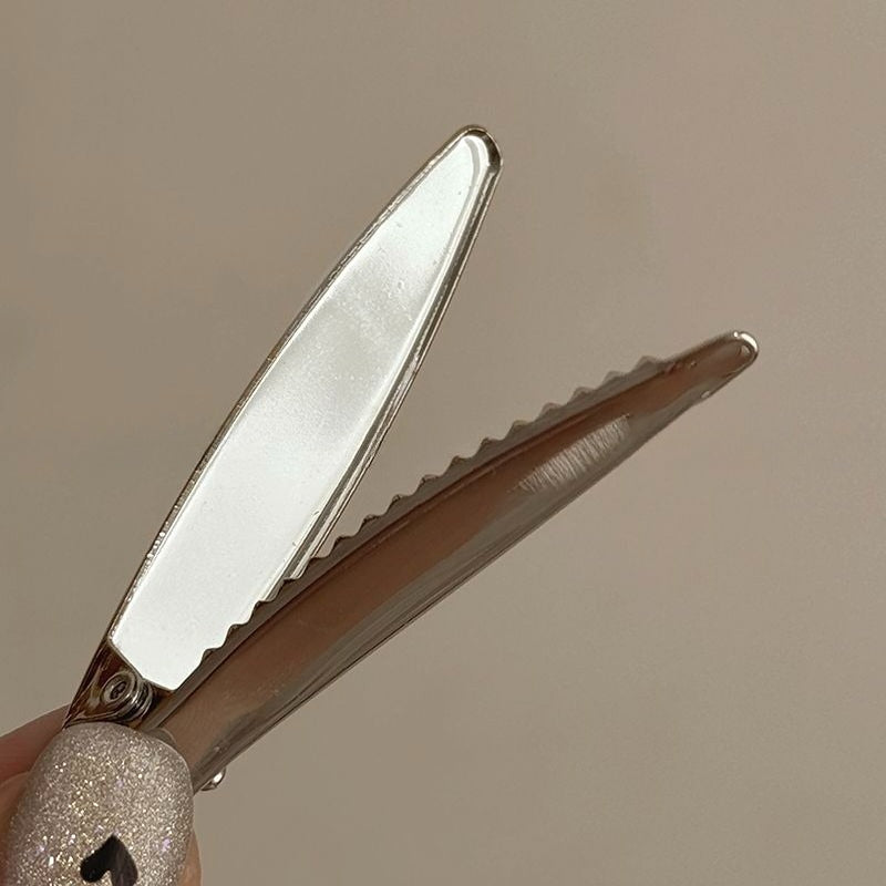 Polka Dot Metal Hair Clip