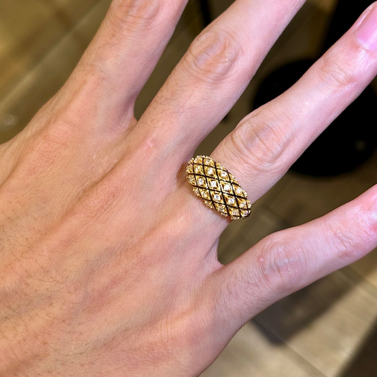 Vintage Geometric Statement Ring - Modomu