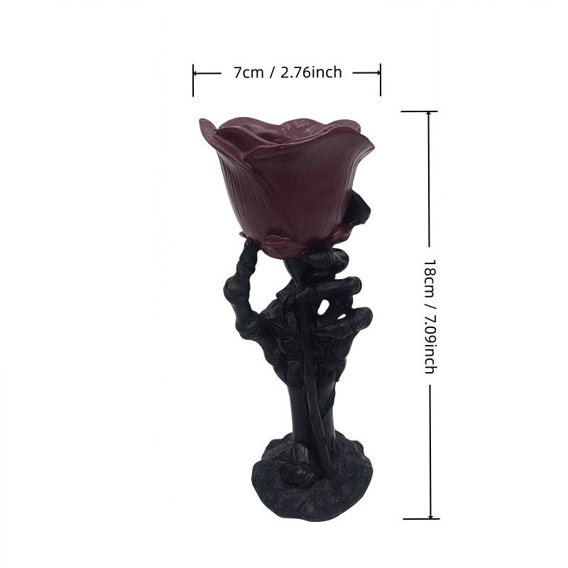 Skeleton Hand Rose Holder
