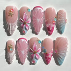 Shell Bloom Press On Nails
