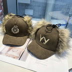 Kids Fuzzy Baseball Cap