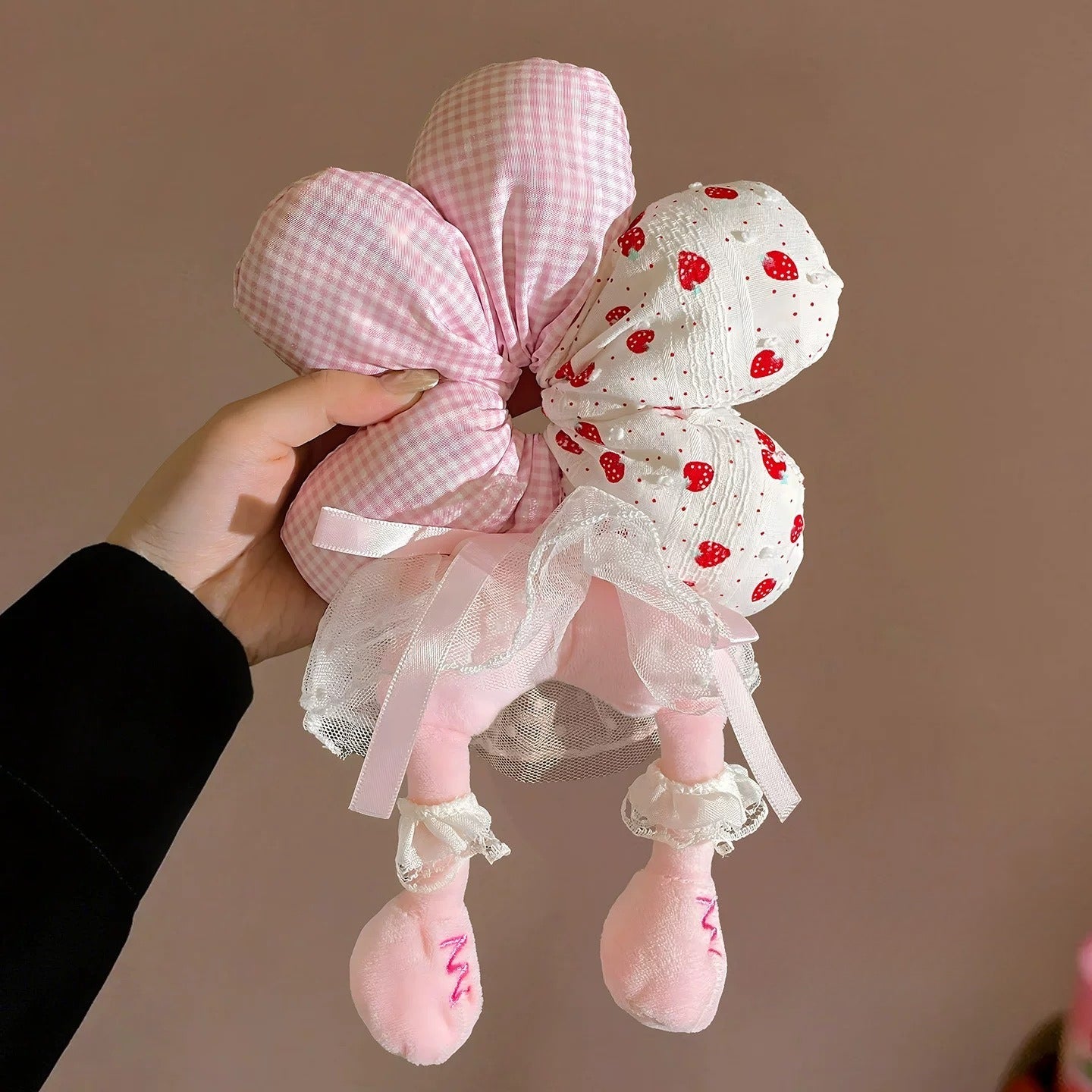 Doll Flower Scrunchie Hair Tie - Modomu