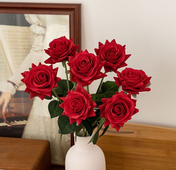 Artificial Rose Bouquet Home Decor